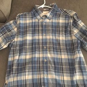 Blue Cream flannel